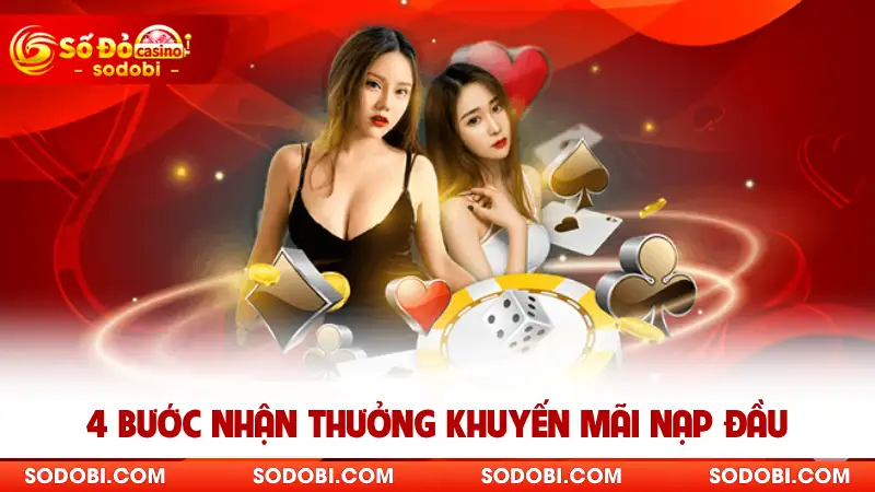 4 bước nhận thưởng khuyến mãi nạp đầu cực đơn giản