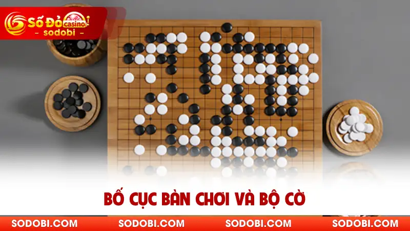 Bố cục bàn chơi và bộ cờ