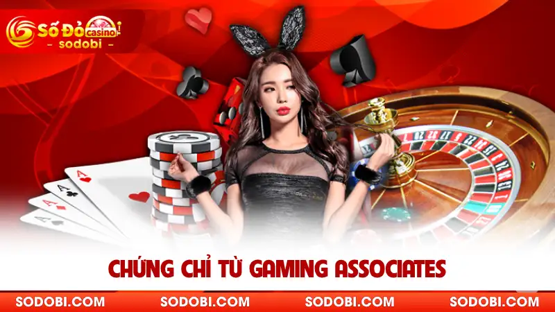 Chứng chỉ từ Gaming Associates 