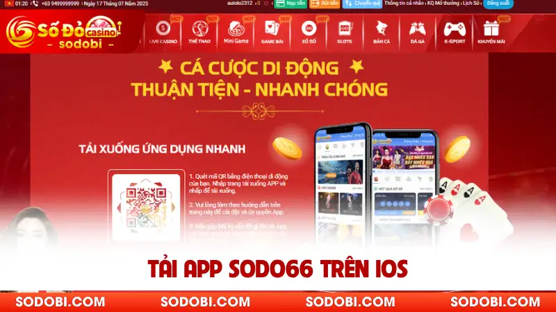 Tải app SODO trên iOS