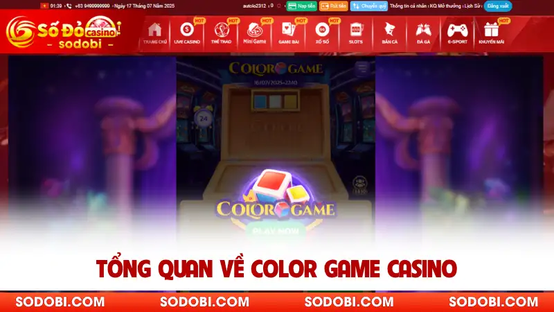 Tổng quan về Color Game Casino